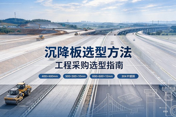 颍州沉降板选择方法