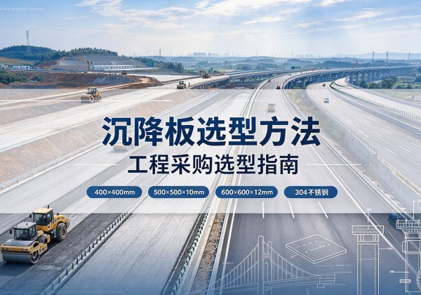 颍州沉降板选择方法